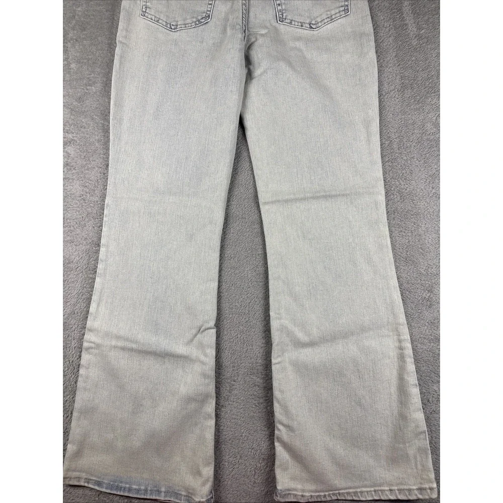 GAP Denim Girls' 70's Flare Stretch Adjustable Waist Studded‎ Jeans Light 12 NWT